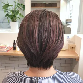 ショート カラー JILBLAN京都 ショート/ハイライトのヘアスタイル