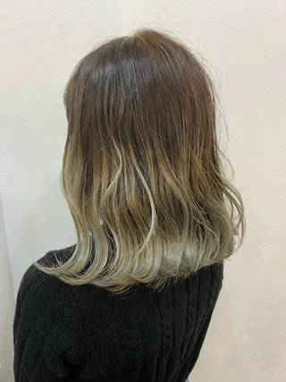 ミディアム カラー 🫧透明感/艶カラー /AYU🫧のヘアスタイル
