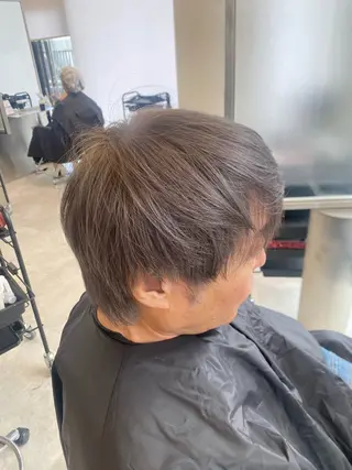 ショート ハイライト、レイヤー カット/西梅田/中西のヘアスタイル