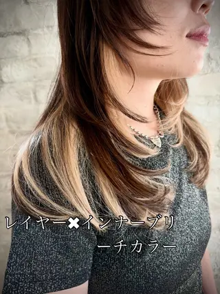 セミロング カラー Calenda/ パーソナル美髪サロンのヘアスタイル