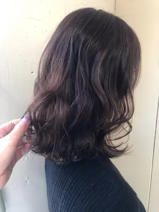 セミロング レイヤーカット/ 透明感カラーmikuのヘアスタイル