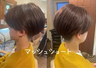 ショート 大鹿 数馬のヘアスタイル
