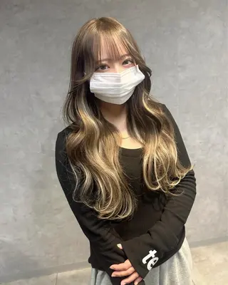 ロング カラー 🪡プルエクステ🪡 カラエク評価◎ユウゴのヘアスタイル