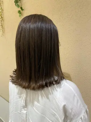 セミロング カラー シャドールーツ美容師 篠原康太のヘアスタイル