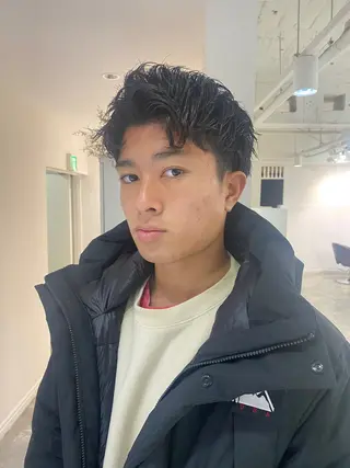 メンズ CHIBA/マンツー マン/艶髪と透け感のヘアスタイル