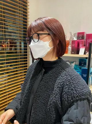 ショート カラー パーマ指名No1 /namiのヘアスタイル