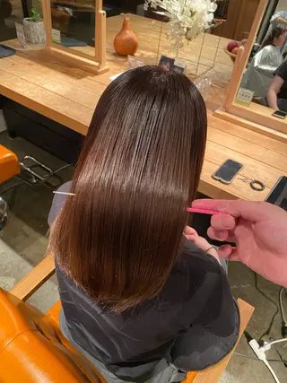 ロング カラー 癖毛&ダメージ改善 カット/soyaのヘアスタイル