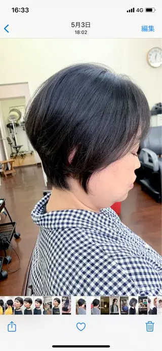 ショート カラー ビューティー　クララ所属・🌈miu miu hair✂️💕のヘアスタイル