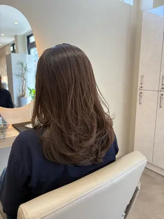 ロング カラー レイヤーカット/ メンズパーマ/RYOのヘアスタイル