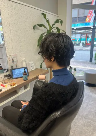 ショート パーマ 🍓艶髪/艶カラー ハイトーン/しんたにのヘアスタイル