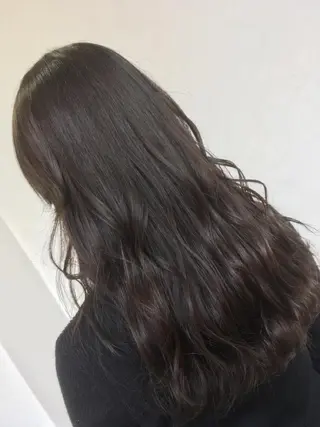 ロング カラー 塩崎 明菜のヘアスタイル