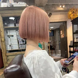 ショート カラー suvvy hairsalonのヘアスタイル