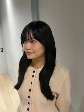 ロング 𝐚𝐨𝐢/カット モデルのヘアスタイル