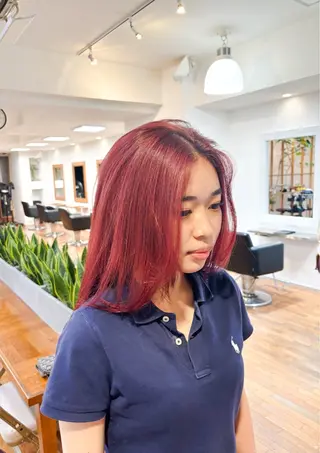 ロング カラー 洋平／ボブカット🆗 今日空いてます⭕️のヘアスタイル