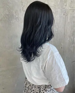 ミディアム カラー 日韓レイヤー🇰🇷 艶カラー/ナカネのヘアスタイル