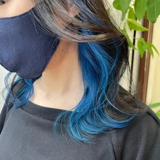 セミロング カラー 【店長】インナー指名 No.1戸塚優思のヘアスタイル