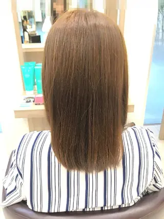 カラー ミディアム 🩶ハイライトカラー 🩶ASH西葛西鈴木のヘアスタイル