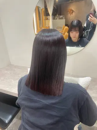 ミディアム 🎀韓国レイヤー/透 明感カラー/airiのヘアスタイル