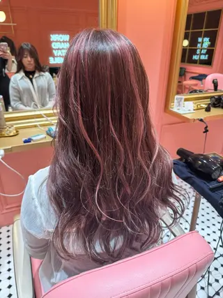 ロング カラー miyu カットモデル募集中のヘアスタイル