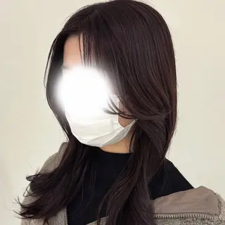 ロング 🇰🇷韓国似合わせ カラー🎀✨️AYUのヘアスタイル
