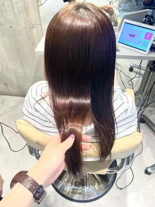 ロング すぎもと さき⚡️ 朝ラク・*パーマのヘアスタイル