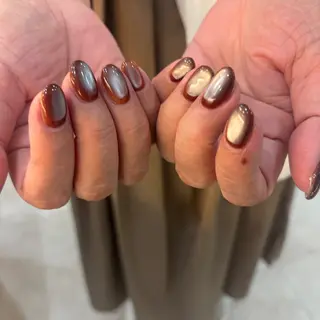 ネイル 栗田 ゆう子のネイルデザイン