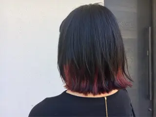 ミディアム カラー 中村 瑞希のヘアスタイル