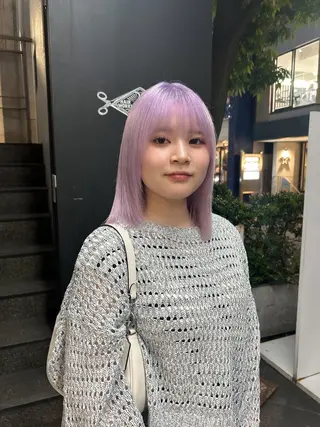 ミディアム カラー ハイトーンカラー ⭐️NAZUNAのヘアスタイル