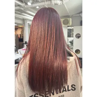 ロング カラー 6Dエクステ/シール エクステ/かんなのヘアスタイル