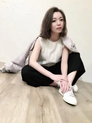 ショート ミディアム セミロング ロング 👑圧倒的カラー👑 佐々木祐希のヘアスタイル