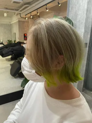 ミディアム カラー ALLEN hair 京橋店のヘアスタイル