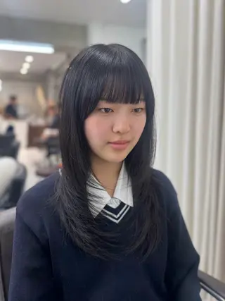 セミロング 田島拓海 ボブカットのヘアスタイル