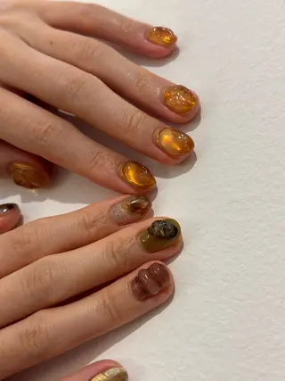 ネイル Flow nail所属・山本 七海のネイルデザイン