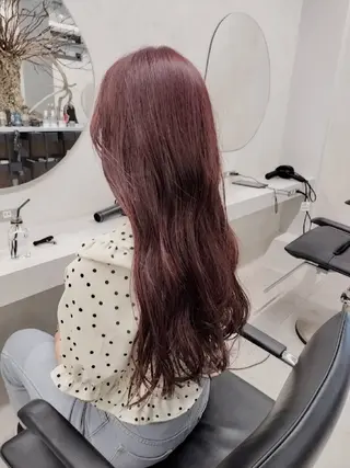 ロング カラー NOAHL大宮所属・新島 涼のヘアスタイル