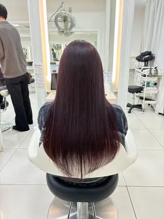 ロング カラー Ash 小岩店 ハセベのヘアスタイル