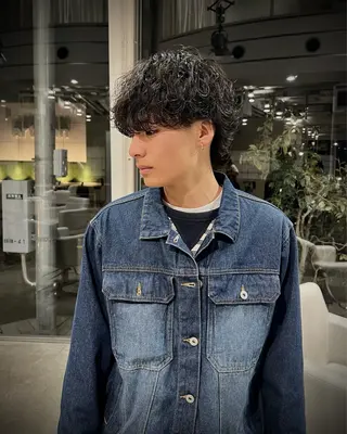 ショート パーマ メンズ 【メンズパーマ特化】 🔥似合わせパーマのヘアスタイル