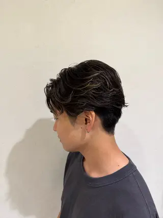 メンズ ダウンパーマ/ニュア ンスパーマ/下田のヘアスタイル