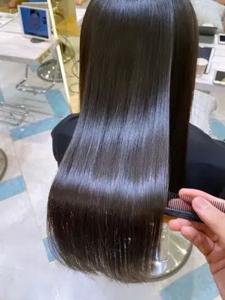 セミロング 銀座🇰🇷韓国ボブ 🧡巻ける縮毛/せんのヘアスタイル