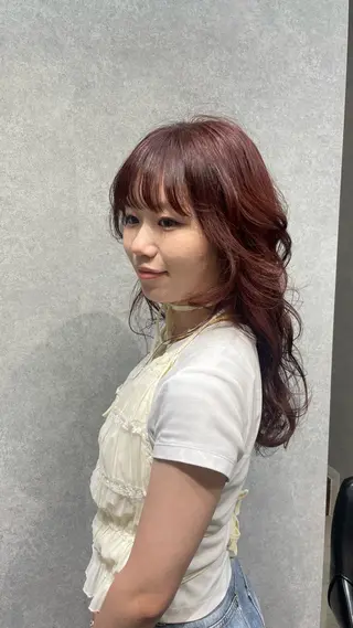 ロング Daisy🎀透け感 カラー🎀JUNAのヘアスタイル