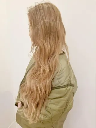 ロング CHIHO💚羽エク /マツエクのヘアスタイル