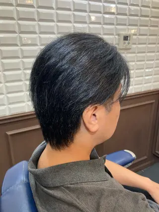 ショート メンズ ルピナス中田店長 山口大地のヘアスタイル