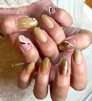 ネイル le violette所属・le violetteのネイルデザイン
