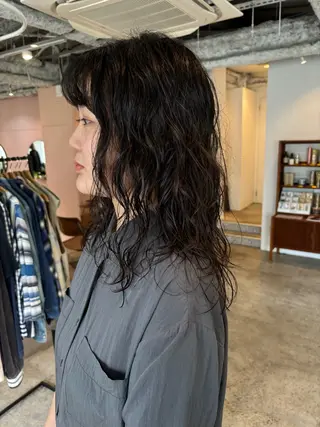 ロング パーマ Hayashi Shioriのヘアスタイル