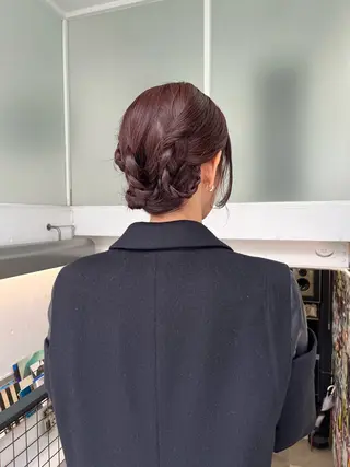 ミディアム ヘアアレンジ NOUN所属・eri kinjoのヘアスタイル