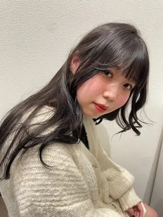 セミロング カラー 🦋ゆめみ🦋 miyon熊本店🦋のヘアスタイル
