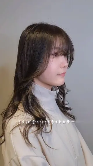 ロング カラー quiora所属・奉書 隆浩のヘアスタイル