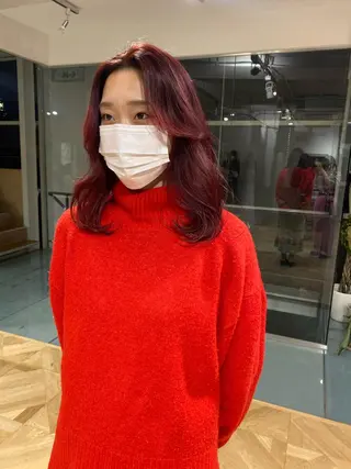 ロング カラー 🌻名古屋🌻 🫧ハイトーン🫧のヘアスタイル