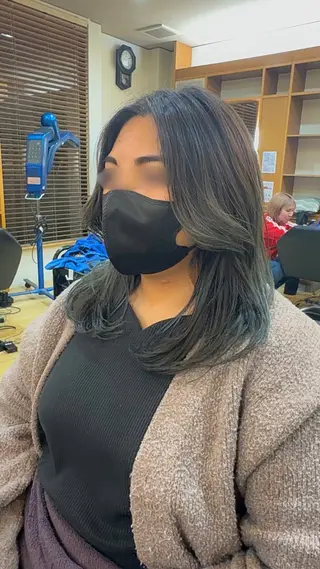 セミロング のどか 노도카のヘアスタイル