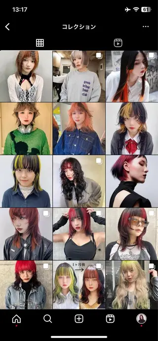 ミディアム カラー メンズ YU KIのヘアスタイル