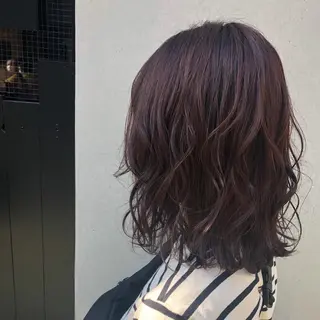 ミディアム カラー しのはら まどかのヘアスタイル
